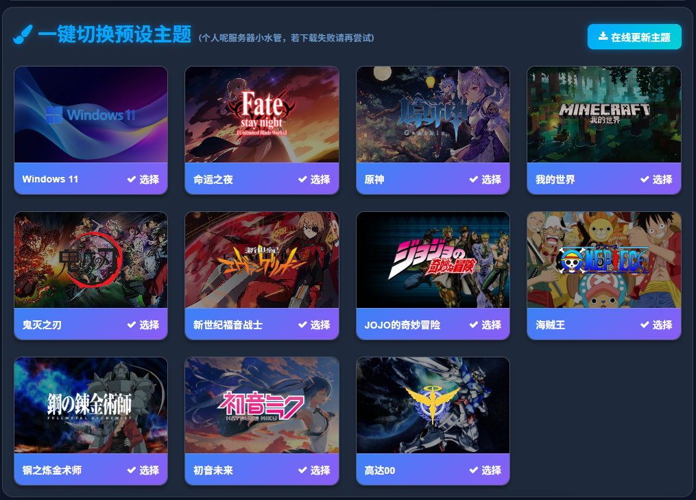 图片[5]-飞牛NAS 主题系统正式上线！登录背景、Logo随心改，还带预设主题，颜值再升级！-Alex